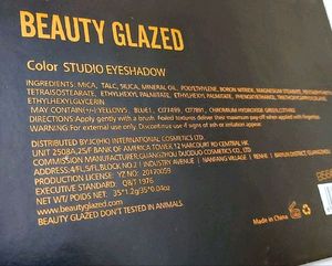 Color Studio  Beauty Glazed Eyeshadow Palatte