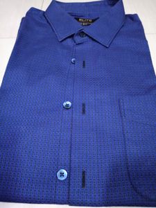 Blue Cotton Shirt