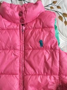 🇺🇸🇨🇦Orignal Green Frog Pink Puffer Vest