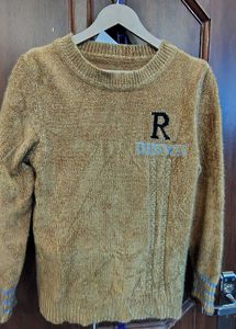 Cozy Mustard Knit Sweater