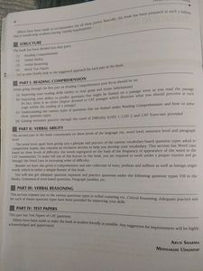 CAT , verbal Ability &amp; Reading Comprehension By Ar