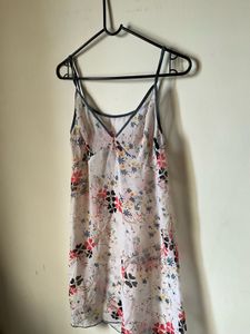 Floral Print Camisole Slip Dress