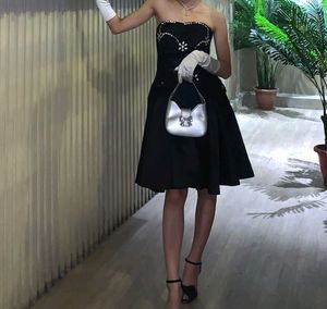 Elegant Black Embellished Gown
