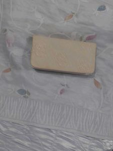 Elegant Clutch with Rhinestone Bow