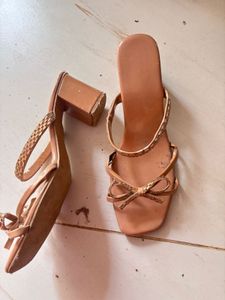 Stylish Women's Heels with Bow Detail