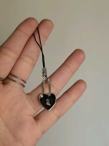 Heart Lock Phone Charm