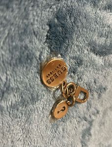 Guess Keychain With Question Mark Charm