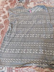 Boho Geometric Print T-Shirt