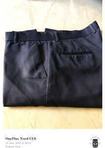 36" Men's Navy Blue Trousers Hardly Used