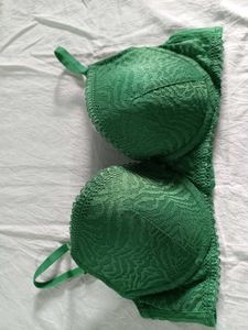 Green designer bra