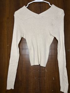 long sleeve buttom top