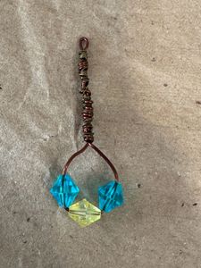 Handmade Beaded Pendant Copper