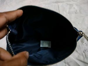 The Mom's Co. Blue Pouch