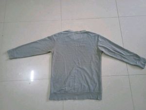 Grey Long Sleeve Top