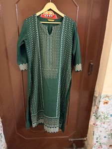 Bottle Green Kurti