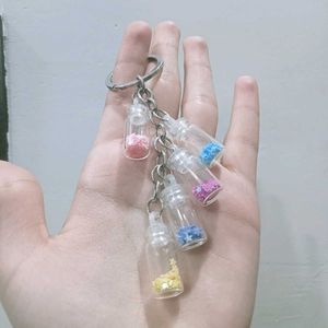 Cute Mini Bottle Keychain