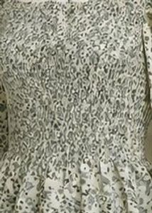 Floral Smocked Peplum Top