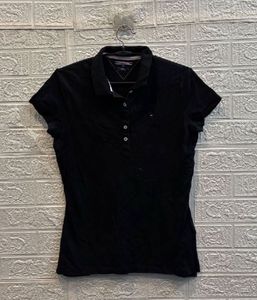 🔥PRICE DROP🔥Tommy Hilfiger Black Polo Shirt