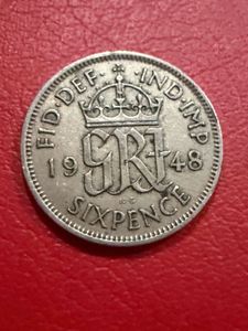 1948 6 pence George v1