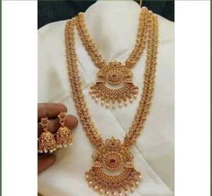 New Exquisite Indian Gold Necklace Set