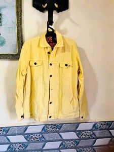 Yellow Denim Jacket