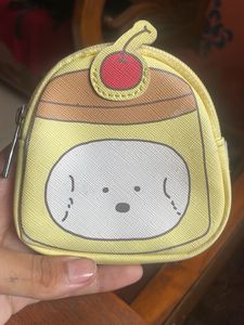 Cute Yellow Cartoon Coin Pouch