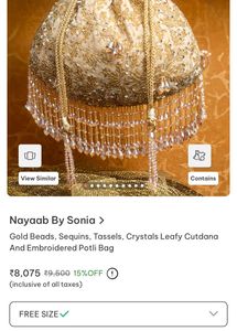 Embellished Potli Bag