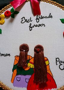 Best Friend Embroidery Design
