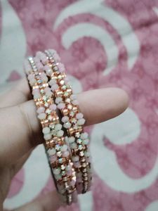 191.Elegant Beaded Bangles