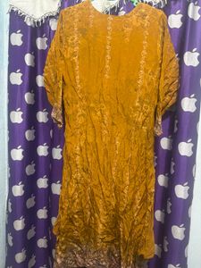 Stylish Mustard Kurta Set with Dupatta