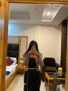 Cute Cropped Cardigan & Black Tank Top