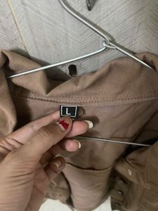 Tan Cropped Jacket