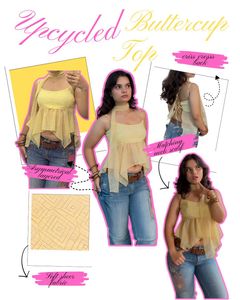 Buttercup Yellow Sheer Top🌷