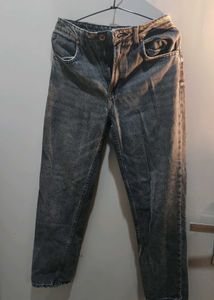 Stylish Washed Grey Denim Jeans
