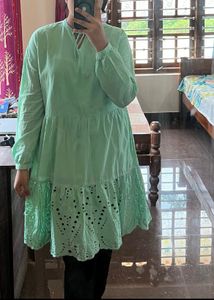 Aboof Women Light Pista Shade Dress