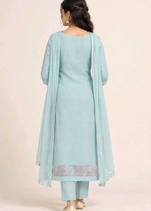 combo Light Blue Kurta Set with Dupatta