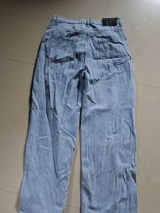 Chic Light Blue Straight Leg Denim Jeans