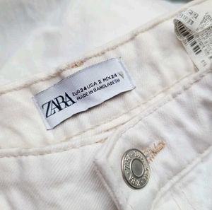 White/ Off White Zara Jeans