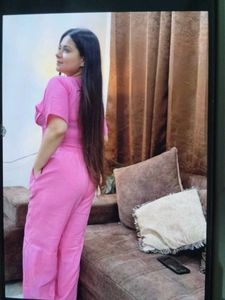 Stylish Pink Cotton Coord Set