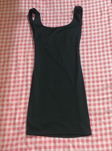Sleek Black Bodycon Dress
