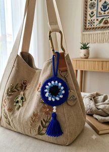 Handmade Evil Eye bag Hanging