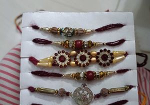 assorted different rakhis