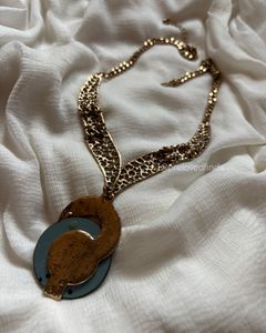 Antique Bronze Statement Necklace
