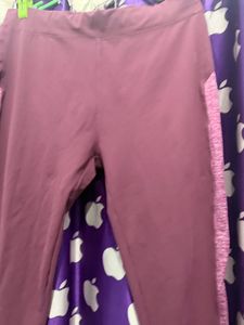 Skechers Maroon Active Leggings