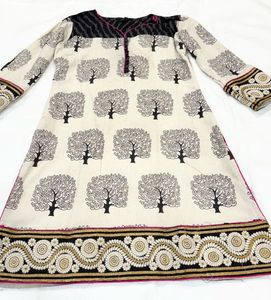 Kurti with Tree Print