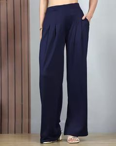 Elegant Navy Blue Pants