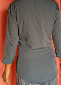 Classic Grey Button-Up Shirt