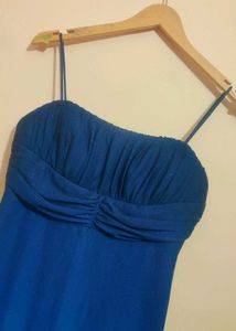 Blue🔵Royal Sparkle Partywear Dress 34 Bust
