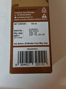 Aqualogica Salted Caramel Crush Body Mist