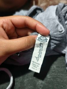 gothic grey top